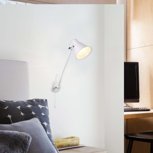 Aplica moderna design retro Triple Joint alb/crom 6302WH SRT 47692 universul-luminii.ro