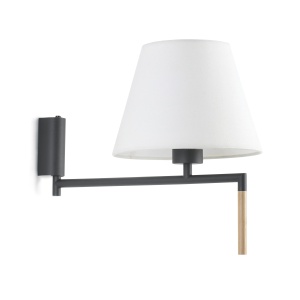 Aplica moderna directionabila design elegant RON gri inchis/bej 84242 universul-luminii.ro