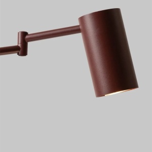 Aplica perete din metal cu brat articulat Bilbao visiniu 248652 universul-luminii.ro