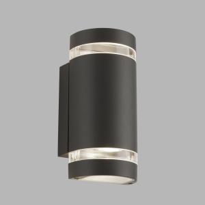 Aplica perete exterior IP44 Up and Down Sheffield gri inchis 75162 universul-luminii.ro