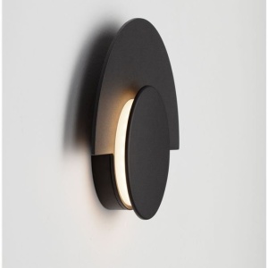 Aplica perete exterior lumina indirecta IP54 LED 2700K Gloo negru - Img 6