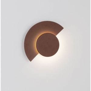 Aplica perete exterior lumina indirecta IP54 LED 3000K Gloo corten - Img 2