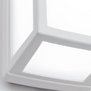 Aplica perete LED de exterior moderna IP54 Bob alba 199622 universul-luminii.ro