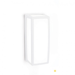 Aplica perete LED de exterior moderna IP54 Bob alba 98492 universul-luminii.ro