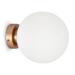 Aplica perete sau tavan design modern Basic form auriu, diametru 20cm - Img 1