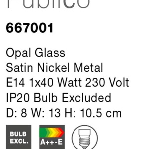 Aplica perete stil clasic Publico NVL-667001 78802 universul-luminii.ro