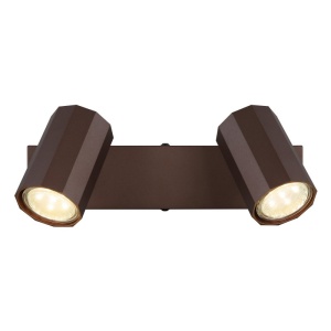 Aplica, Plafoniera cu 2 Spoturi directionabile JAMES bronz 240072 universul-luminii.ro