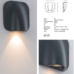 Aplica/Spot LED iluminat exterior ambiental IP54 Zella I 154342 universul-luminii.ro