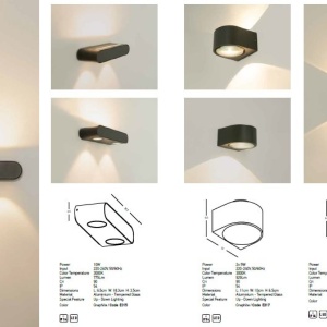 Aplica/Spot LED pentru iluminat exterior decorativ IP54 Scout II 154322 universul-luminii.ro
