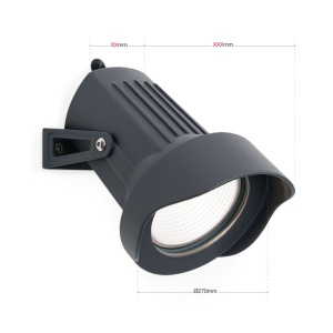Aplica/Tarus LED iluminat exterior IP65 SPIKE antracit 235852 universul-luminii.ro