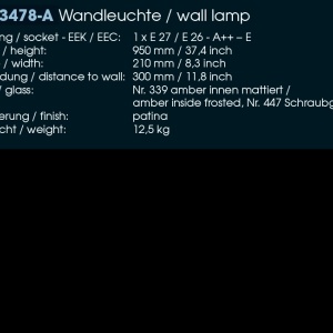 Aplica/ Torta din fier forjat iluminat exterior in stil gotic WL 3478-A 63812 universul-luminii.ro