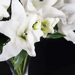 Aranjament floral mare design LUX VASE VANESSA LILIUM 1142281.95 - Img 3