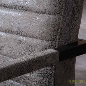 Bancheta design industrial vintage, Imperial 160cm, gri A-38199 VC - Img 4