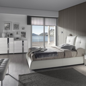 Bancheta tapitata design modern Bock AC-TB0083 - Img 5