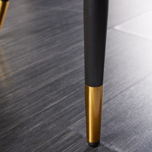 Bancheta tapitata design modern Paris 160cm, galben mustar - Img 5