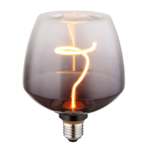 Bec decorativ fumuriu LED E27 4W 140lm 1800K
