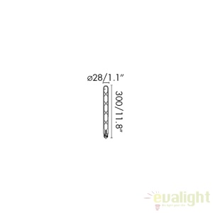 Bec LED decorativ E27 AMBER 6W 2200K 17445 50552 universul-luminii.ro
