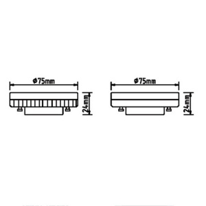 Bec LED GX53 9W 4000K 740lm - Img 2