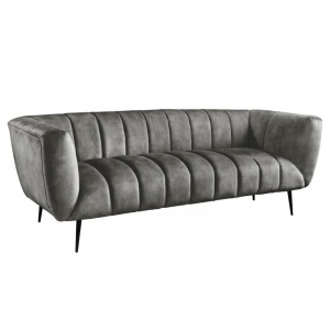 Canapea 3 locuri design elegant Noblesse, gri