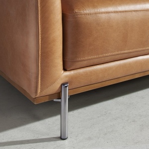 Canapea 3 locuri eleganta, design LUX Buffalo brown - Img 9