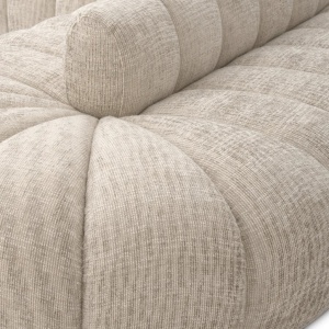 Canapea asimetrica modern LUX Alison, Creststone beige - Img 8