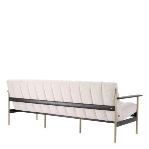 Canapea eleganta design LUX Elan, Boucle crem - Img 3