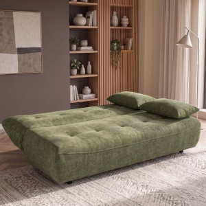 Canapea extensibila, chenille verde, ELYPSE 200cm - Img 3