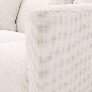 Canapea fixa design LUX Corso, lyssa off-white - Img 5