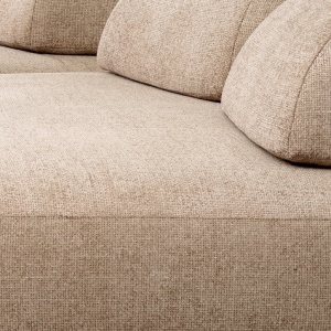 Canapea fixa design LUX din 2 module Residenza, Lyssa sand - Img 2