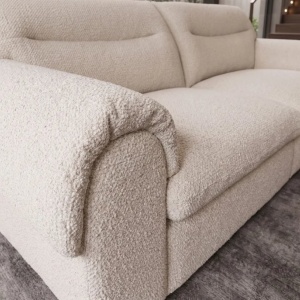 Canapea mare SIXTH SENSE 245cm cu 4 locuri, material boucle bej - Img 5