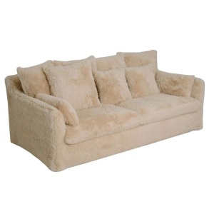 Canapea mare YETI cu 3 locuri, material plusat cu fir lung - Img 2