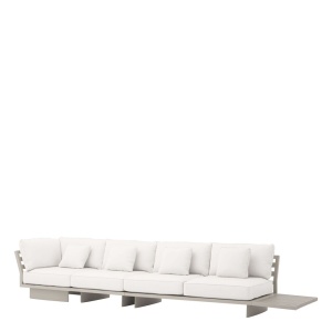 Canapea pe colt pentru exterior design elegant LUX Royal Palm, sunbrella - Img 3