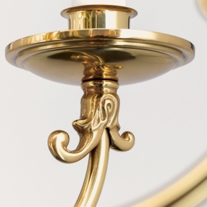 Candelabru 12 brate design clasic FLAMISCH, alama lucioasa - Img 2