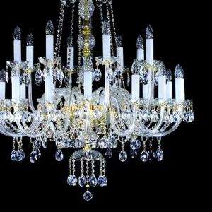 Candelabru 24 brate Cristal Bohemia Exclusive RACHEL XXIV 176742 universul-luminii.ro