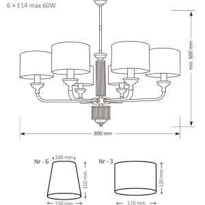 Candelabru 6 brate modern realizat manual Verde 79862 universul-luminii.ro