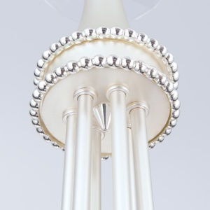 Candelabru 6 brate stil clasic cu cristale Swarovski Giada argintiu mat 175282 universul-luminii.ro
