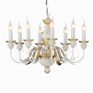 Candelabru 8 brate diametru 64cm FIRENZE SP8 BIANCO 46012 universul-luminii.ro