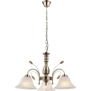 Candelabru design clasic 3 brate finisaj alama antica POSADAS 69007-3H GL