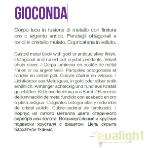 Candelabru design elegant GIOCONDA SP12 ORO 164960 57122 universul-luminii.ro