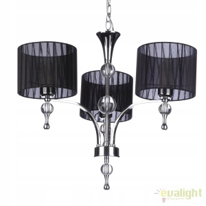 Candelabru design elegant Impress 3 Black 51492 universul-luminii.ro