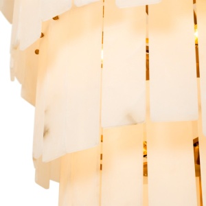 Candelabru design elegant LUX Greyson XL, Alabaster - Img 8