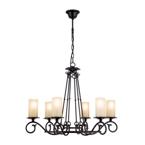 Candelabru design rustic cu 6 brate Rusticka LU 1K/3614/6 Antik OR - Img 6