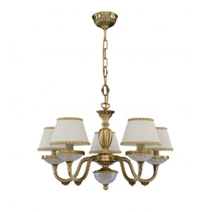 Candelabru din alama 5 brate design italian 6402