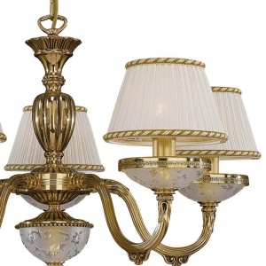 Candelabru din alama 5 brate design italian 6502 107232 universul-luminii.ro