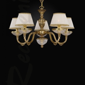 Candelabru din alama 5 brate design italian 6502 204472 universul-luminii.ro