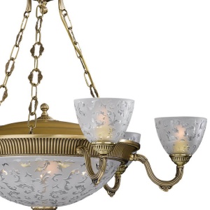 Candelabru din alama 6 brate design italian 10L 6252 102232 universul-luminii.ro