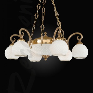 Candelabru din alama clasic 6+2L design italian 8500 204692 universul-luminii.ro