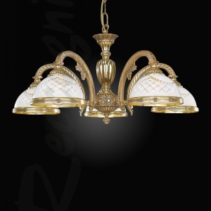 Candelabru din alama cu 5 brate design italian 7102 204572 universul-luminii.ro