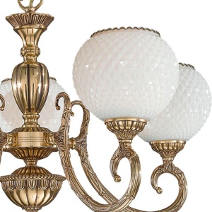 Candelabru din alama cu 5 brate design italian 8550 107942 universul-luminii.ro