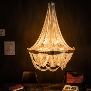 Candelabru elegant design clasic Royal XL 70cm, argintiu - Img 7